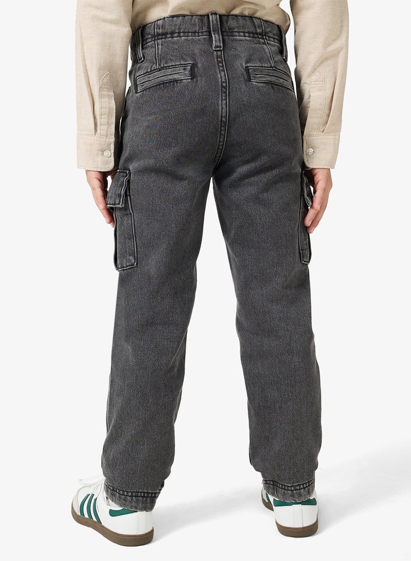 Jack & Jones Junior Kids Jjichris Jjbarkley Straight fit Jeans - Image 3